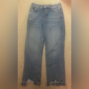 Zara Women's Blue Flare Jeans